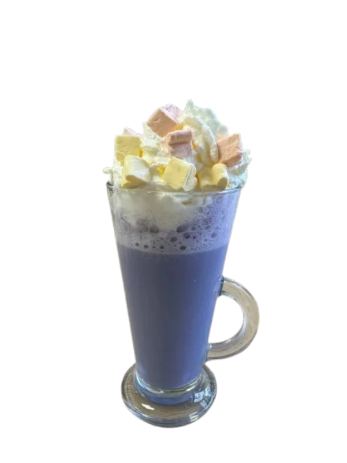 Гарячий шоколад драгонфрукт з маршмеллоу