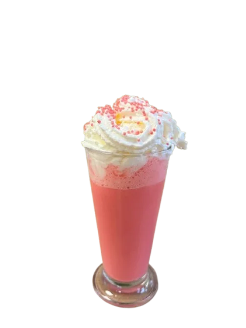 Полуничний гарячий шоколад